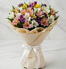 Букет цветов из:  Альстромерии #REPLACE_PRED# Бограде