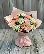 Букет цветов из:  Гвоздики, Розы и Хризантемы в Бограде