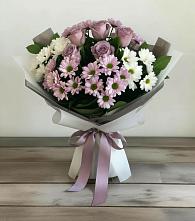 Букет цветов из:  Хризантемы и Розы в Бограде