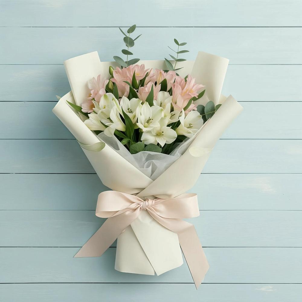 Букет цветов из: Альстромерии в Бограде