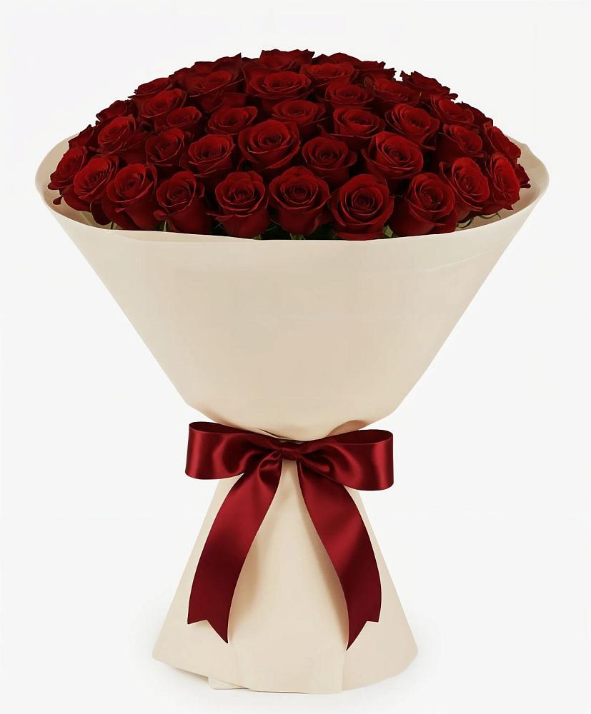 Букет 101 Бордовая роза Блэк Бакарра в Бограде