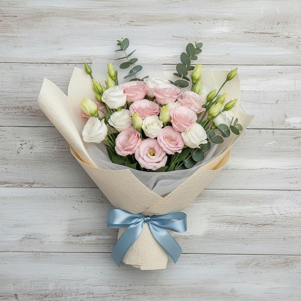 Букет цветов из: Лизиантусы в Бограде